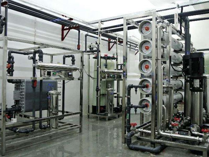 反渗透纯化水设备产水指标