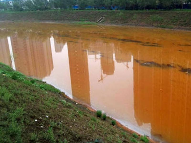 托克托县的村民不幸的只有用污水灌溉土地